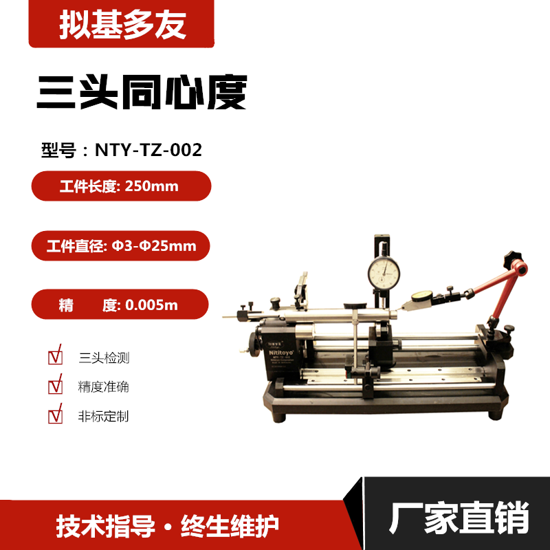 三頭型同心度